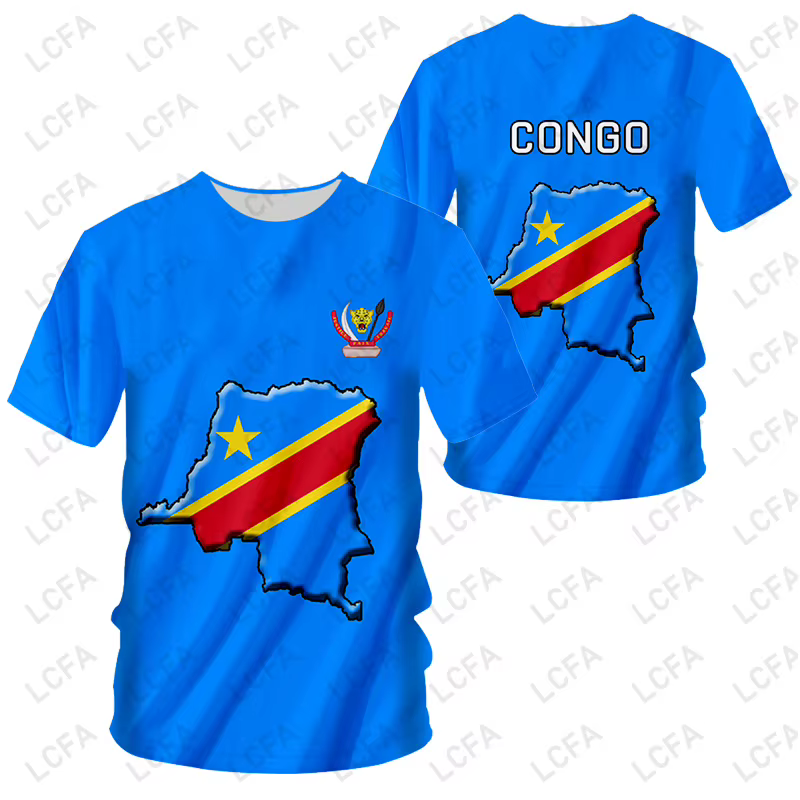 T-shirt 3D personnalisé avec nom et numéro