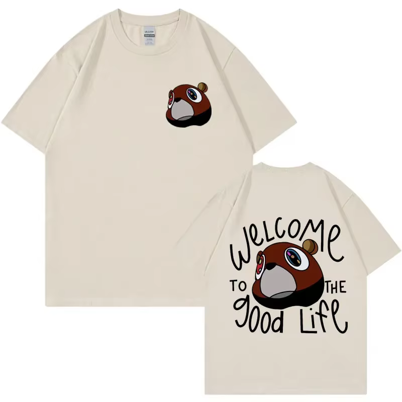 Kanye West Graduation Bea The Good Life T-shirt imprimé pour hommes et femmes