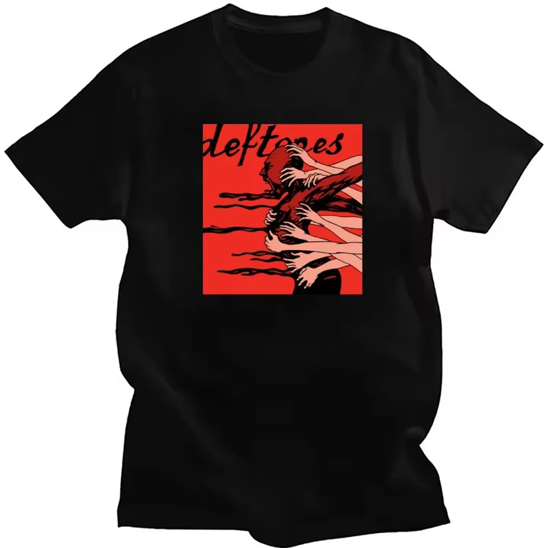 Deftones Rock Band T-shirt imprimé femmes hommes Streetwear Y2K haut à manches courtes été Vintage rétro décontracté