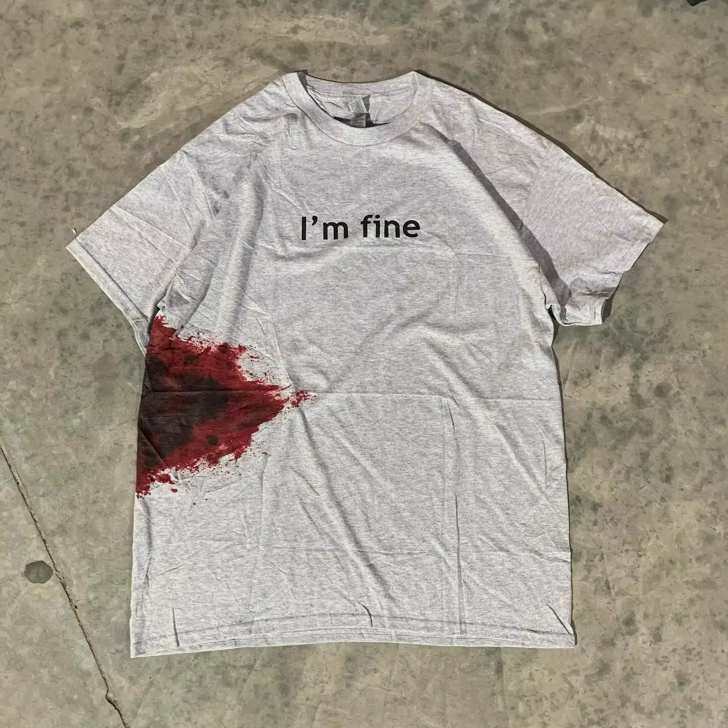 T-shirt blanc humoristique pour hommes