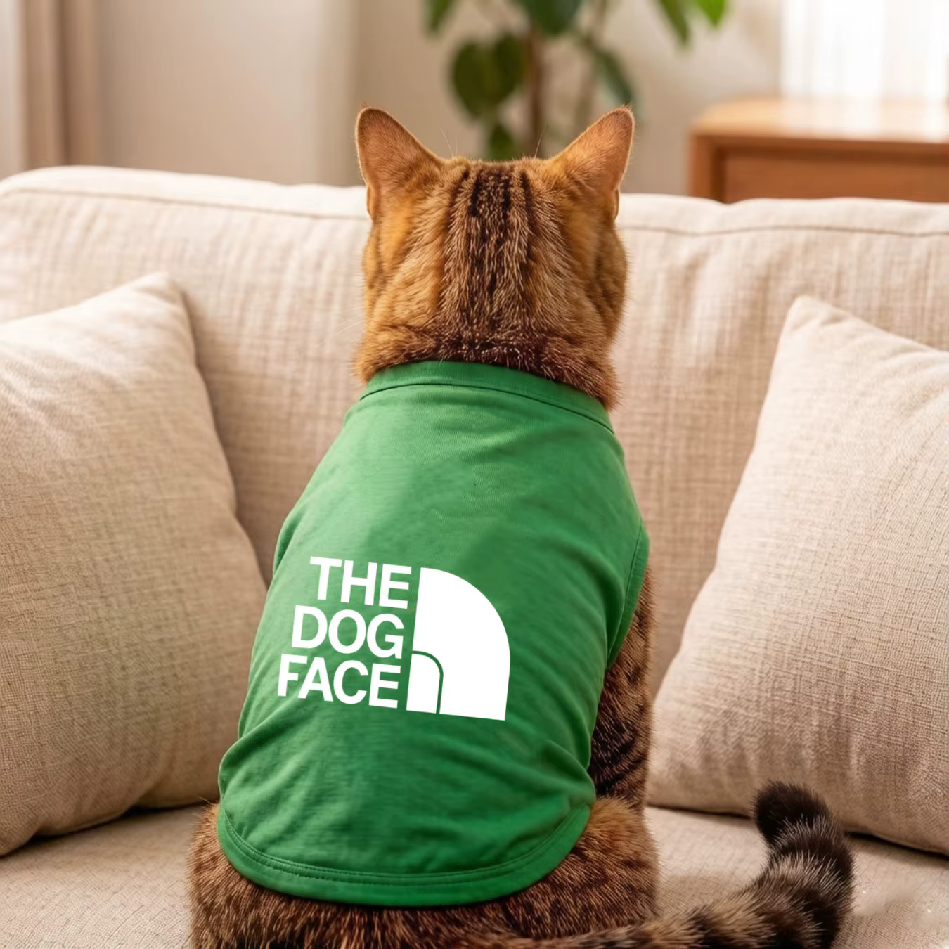 1 pièce – Débardeur d'été uni pour chiens et chats