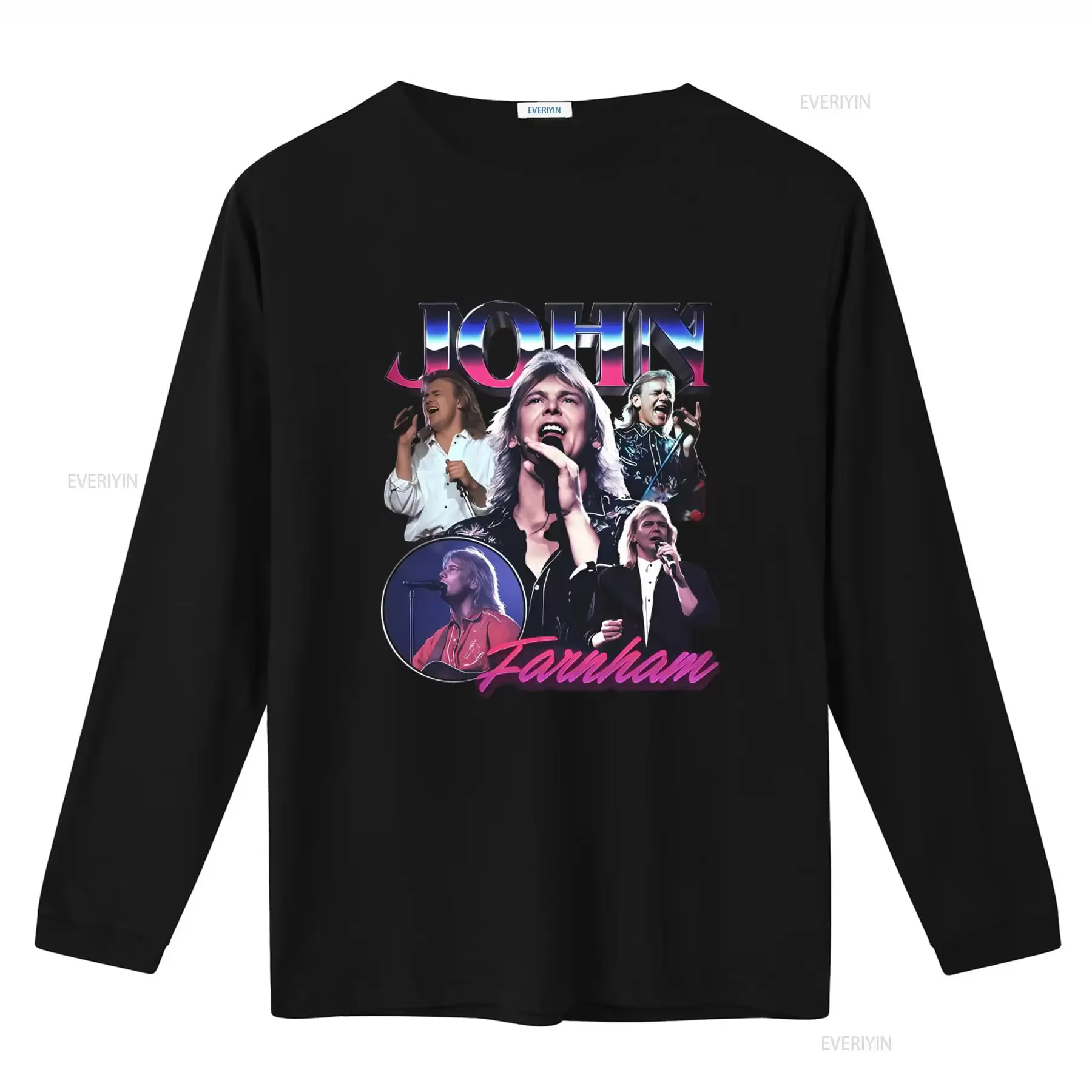 T-shirt style rétro John Farnham Singer Musician