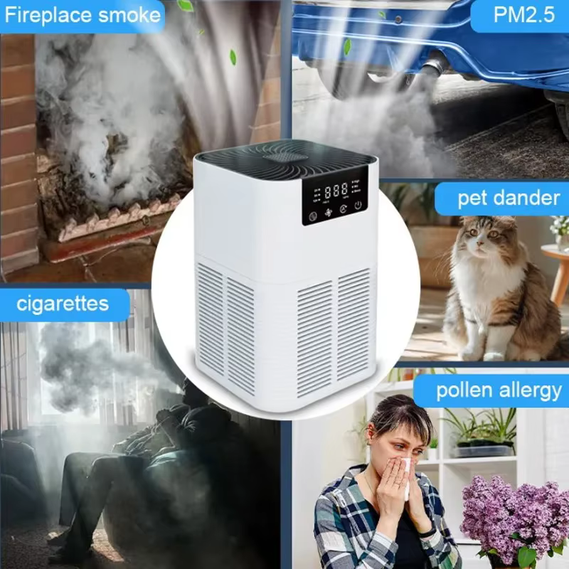 Petit supporter ficateur d'air portable pour les allergies