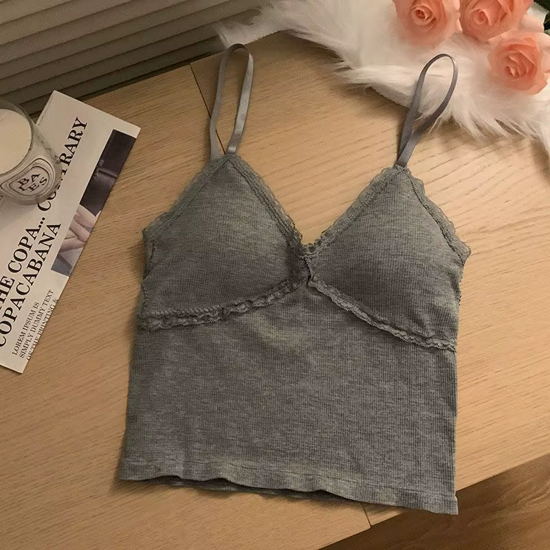 Haut pour femme Lingerie Sexy femmes dentelle fond Camisole