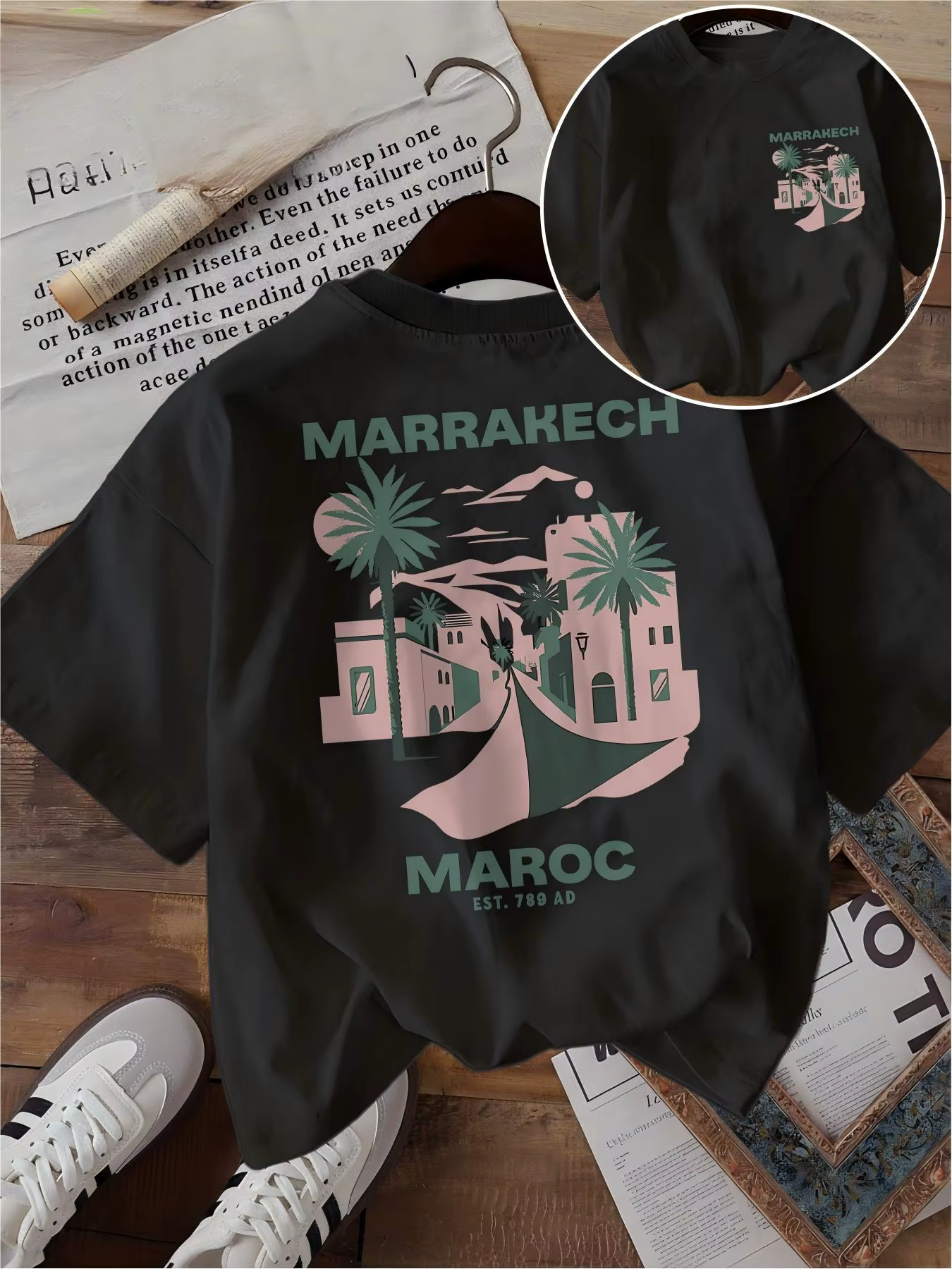 T-shirt Marrakech Maroc humoristique vintage