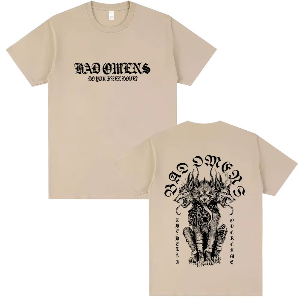 T-shirt Bad Omens Do You Feel Love Tour 2026 pour hommes et femmes