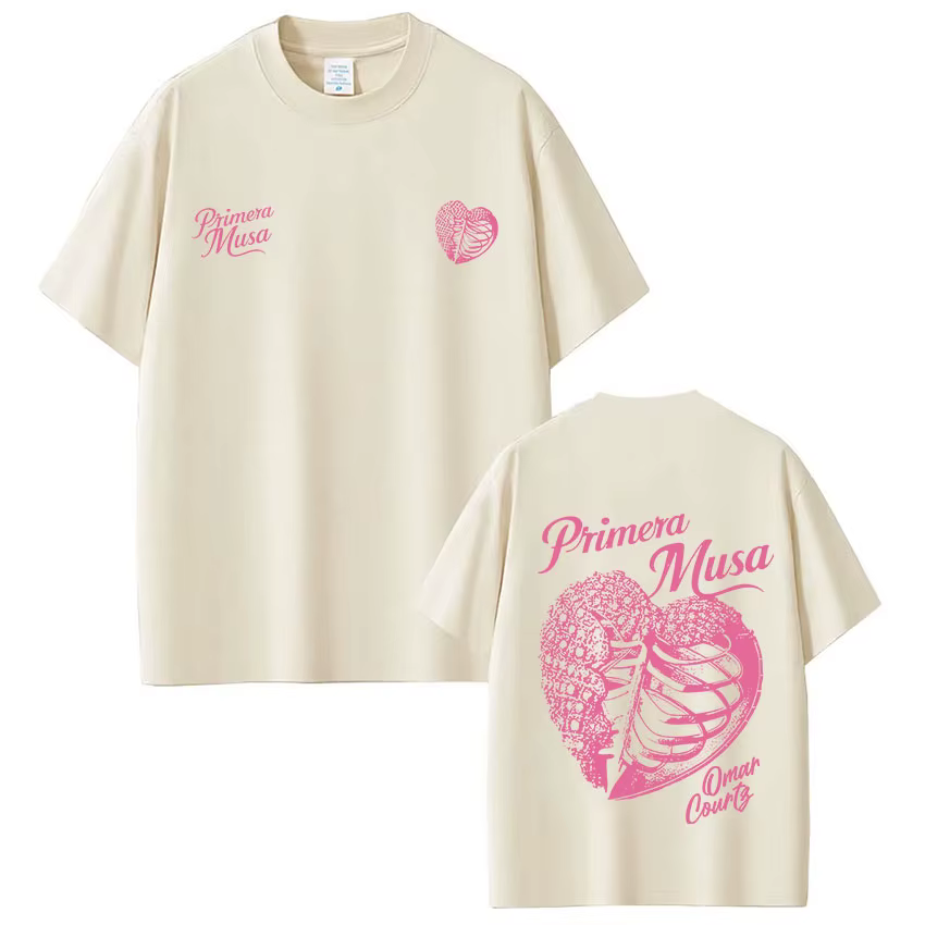 Omar Courtz Primera Musa Album Tour Merch T-shirt hommes femmes Hip Hop mode