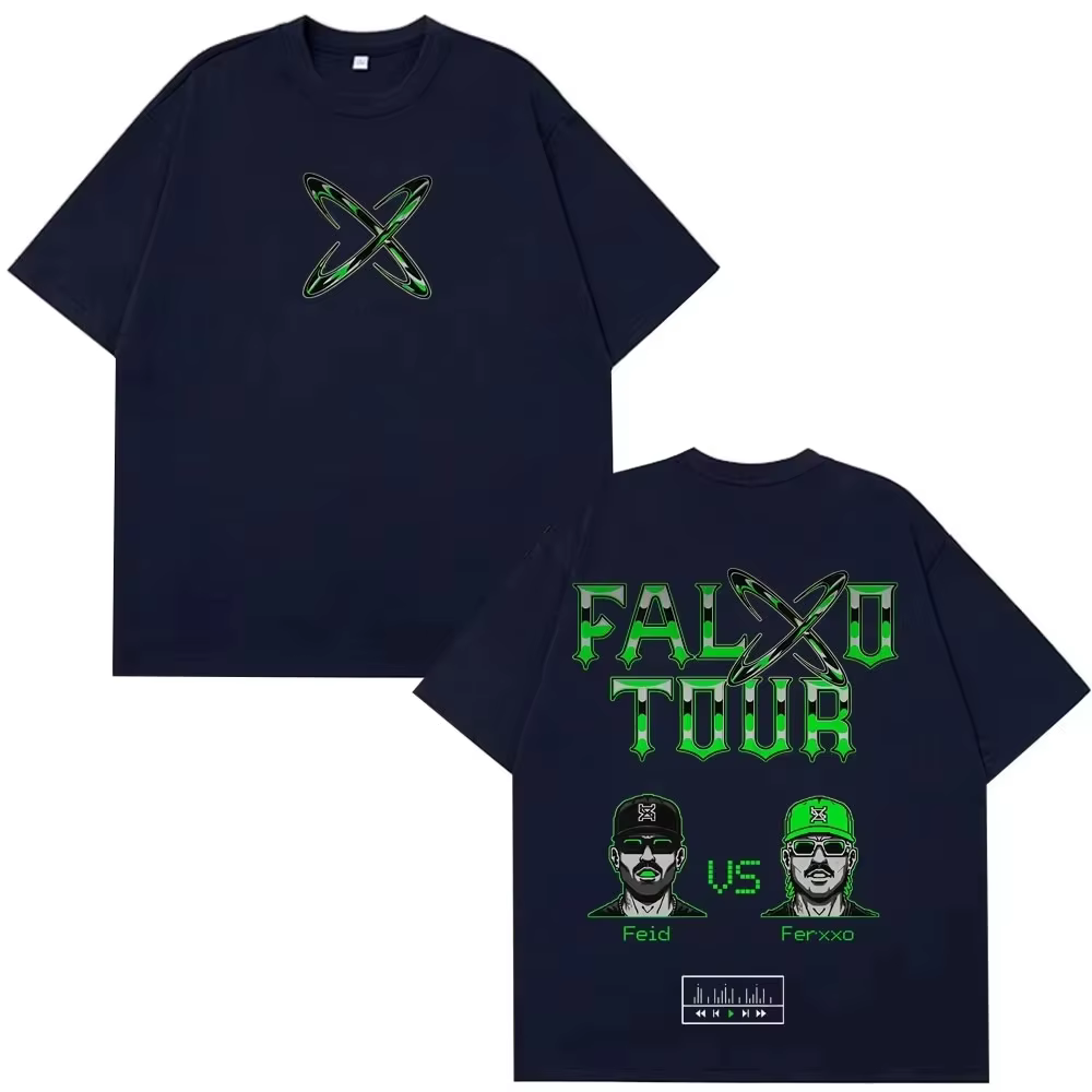 T-shirts imprimés Rapper Feid Ferxxo Tour 2026 pour hommes et femmes