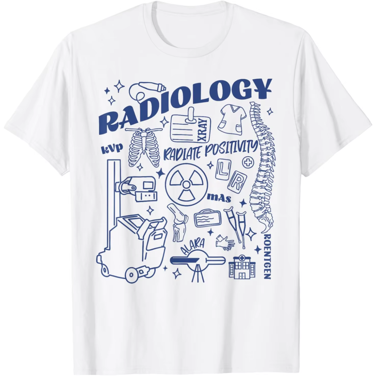 Technologiste radiologique radiologie rayons X Rad Tech t-shirts hommes Humor Streetwear t-shirt à manches courtes unisexe vêtements amples