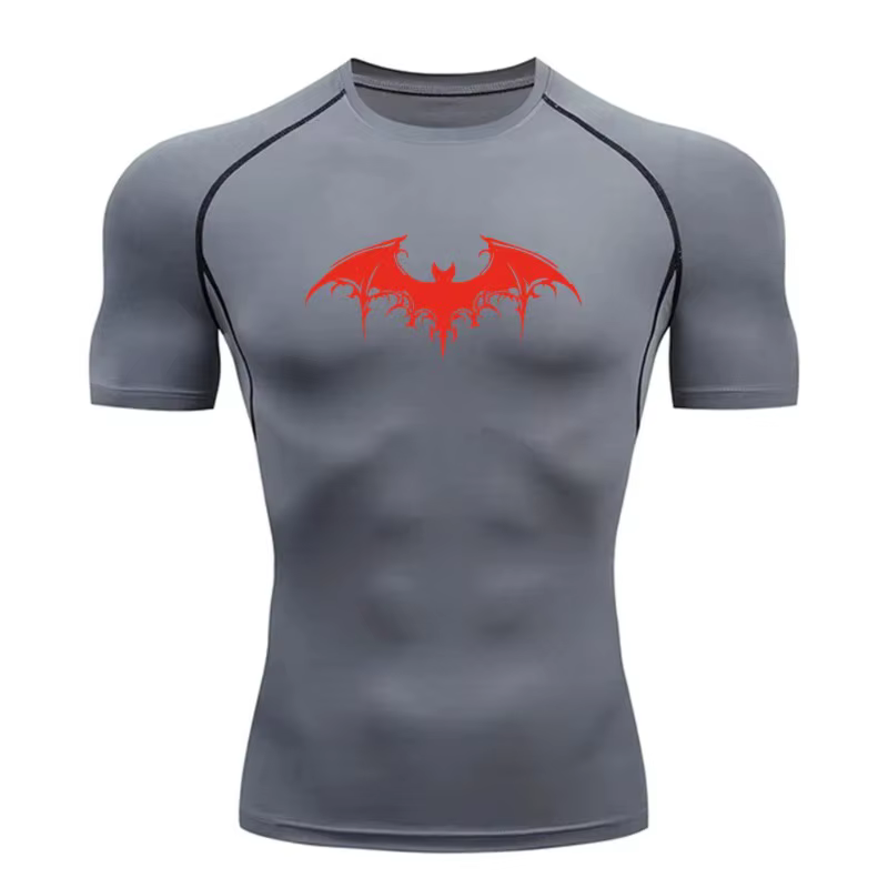 T-shirt de compression pour homme – Vêtement de sport d'été