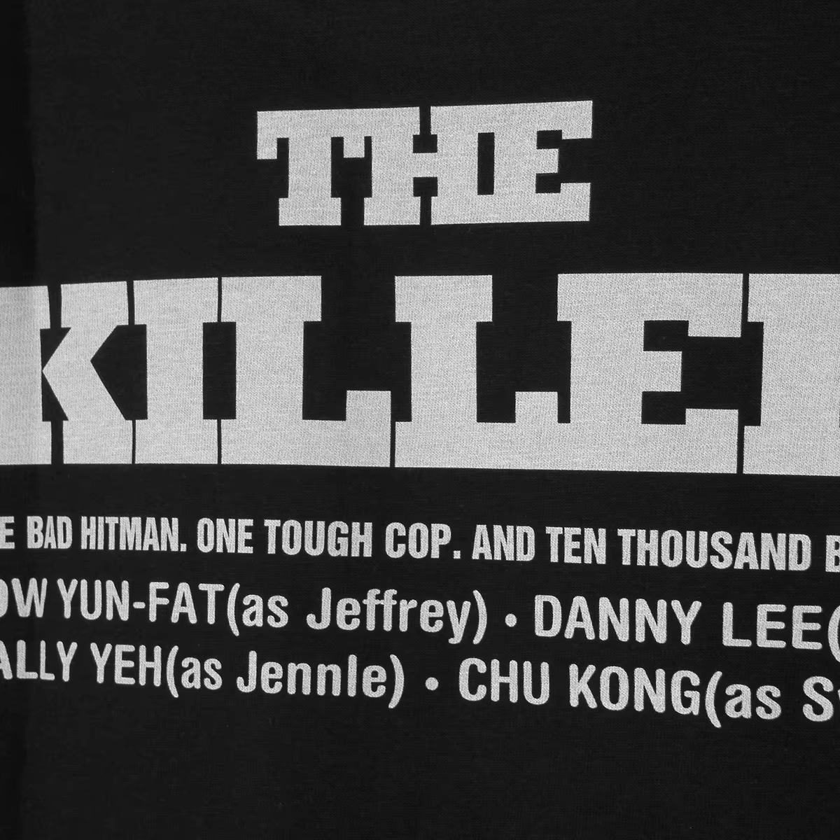 Le tueur T-Shirt sangshed de deux héros John Woo Yun Fat Chow HK film un meilleur demain balle dans la tête chemise pour hommes