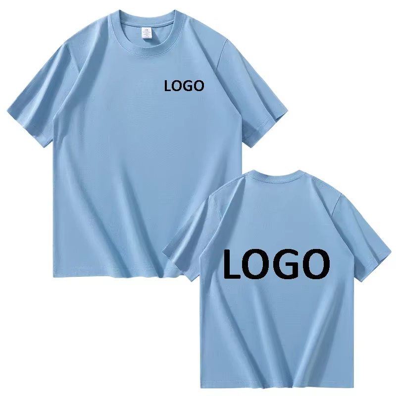 T-shirts imprimés en coton personnalisés hommes mode t-shirt à manches courtes femmes personnalité décontracté