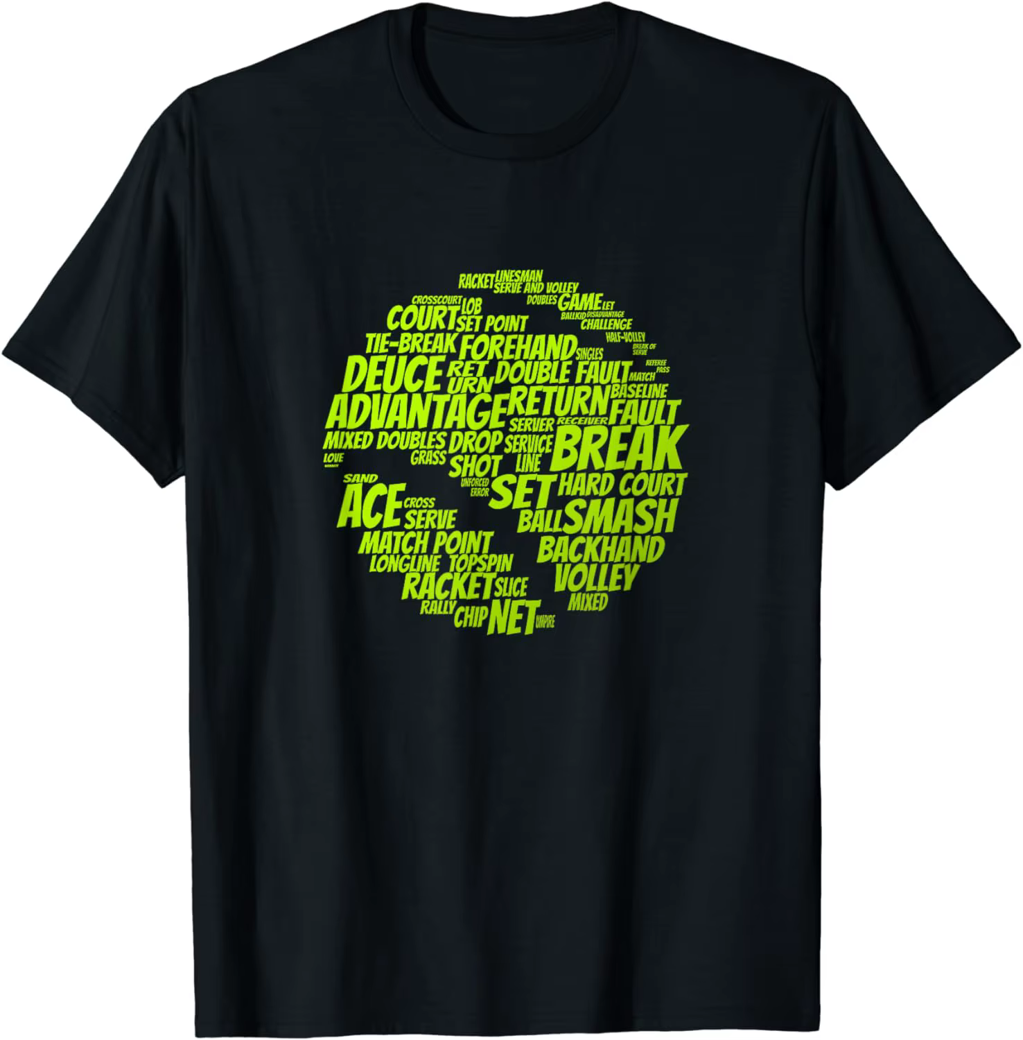 T-shirt graphique de joueur de tennis pour hommes