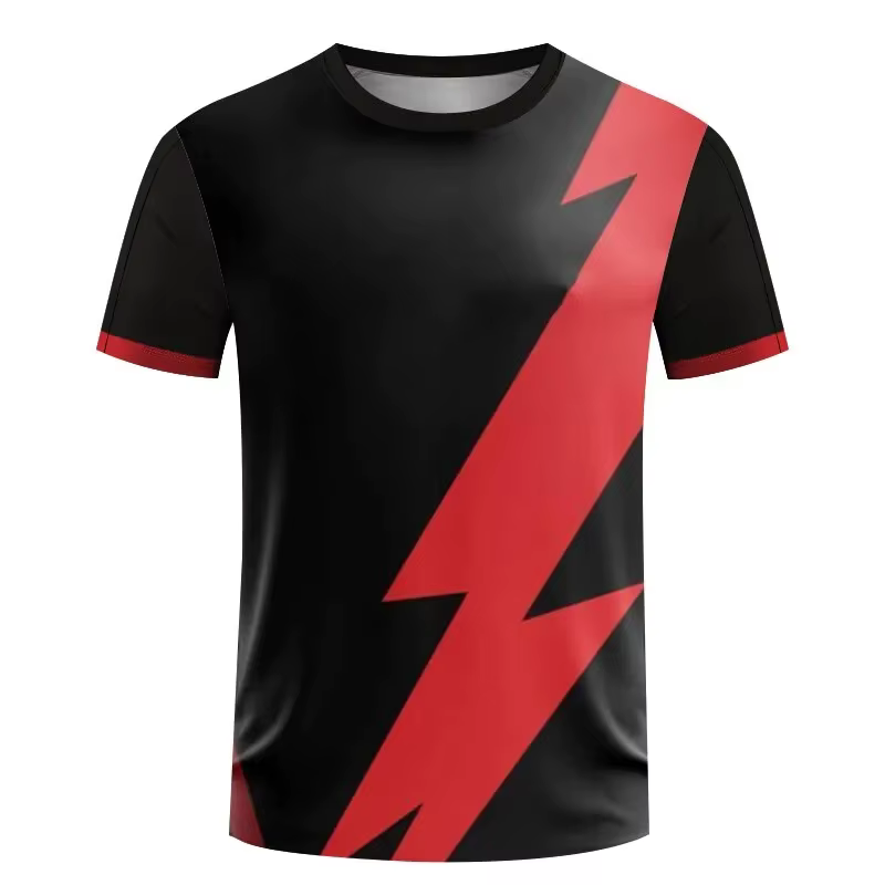 Mode Tennis de Table sport T-shirts été décontracté à manches courtes hommes femmes 3D imprimé