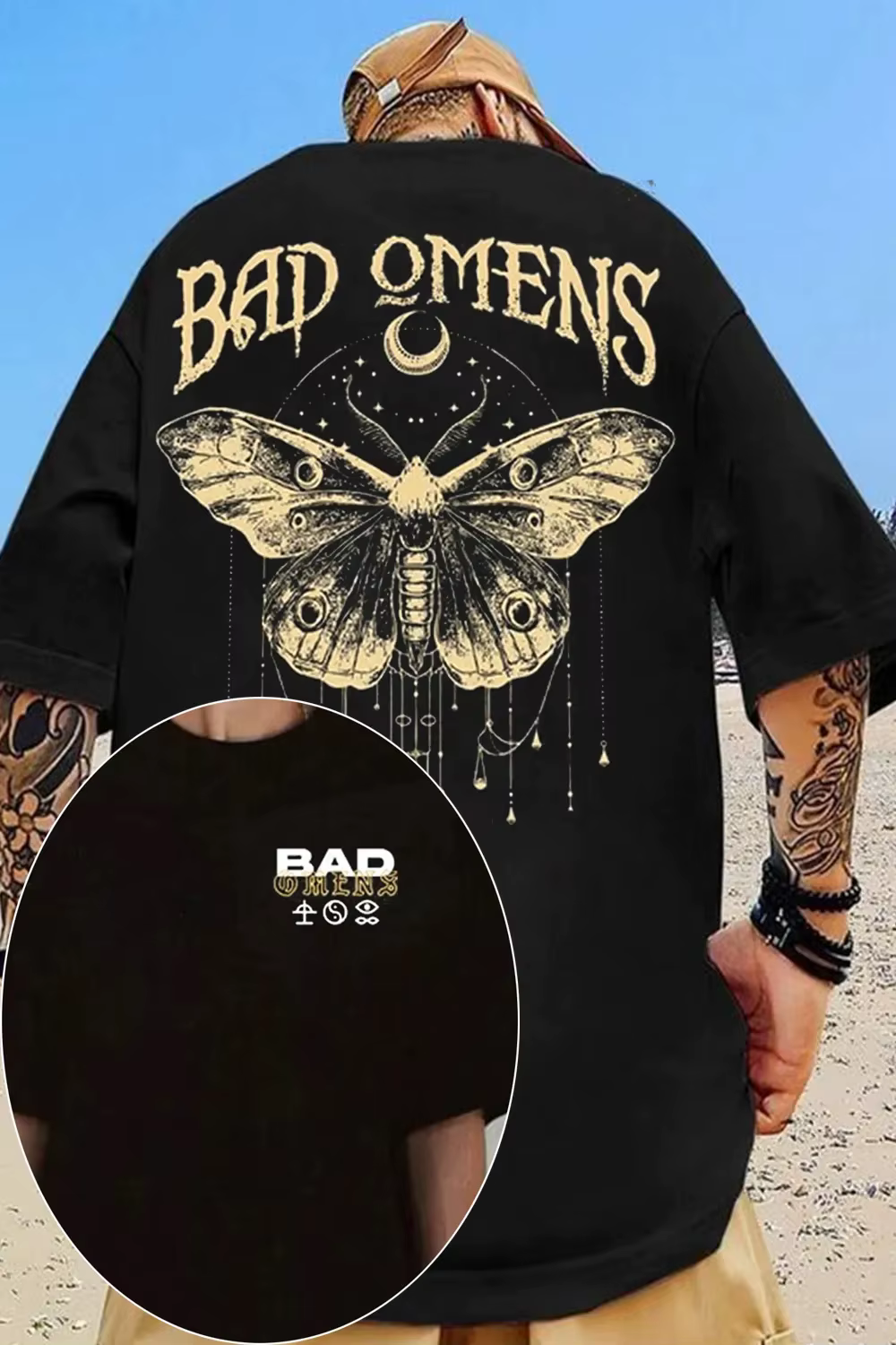 Bad Omens Band – t-shirts en coton pour hommes et femmes