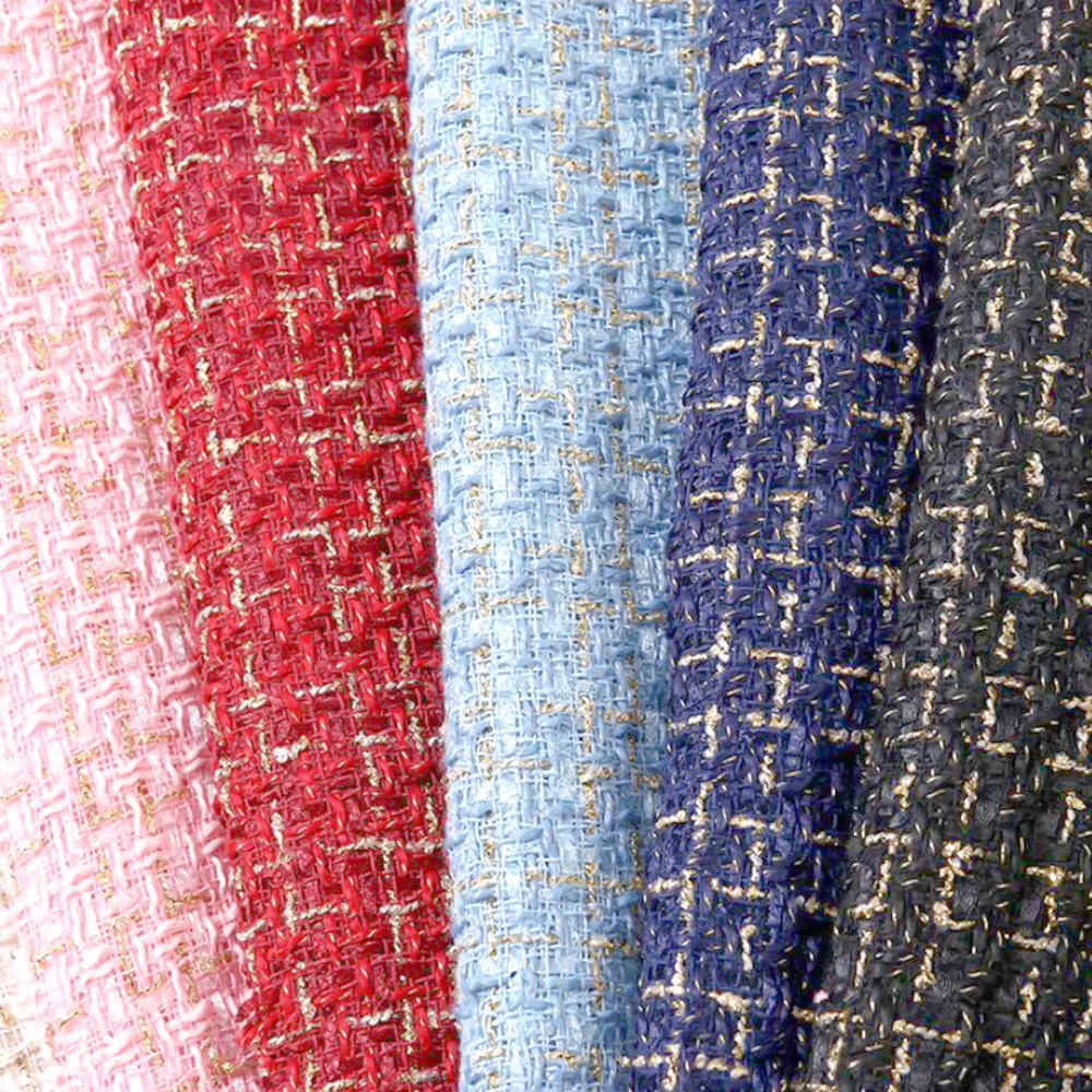 Tissu en Tweed de laine épais pour femme, 150x50cm, tissu tissé à carreaux en Fiber, bricolage, manteau, vêtements, robe, couture faite à la main, Quilting, automne hiver