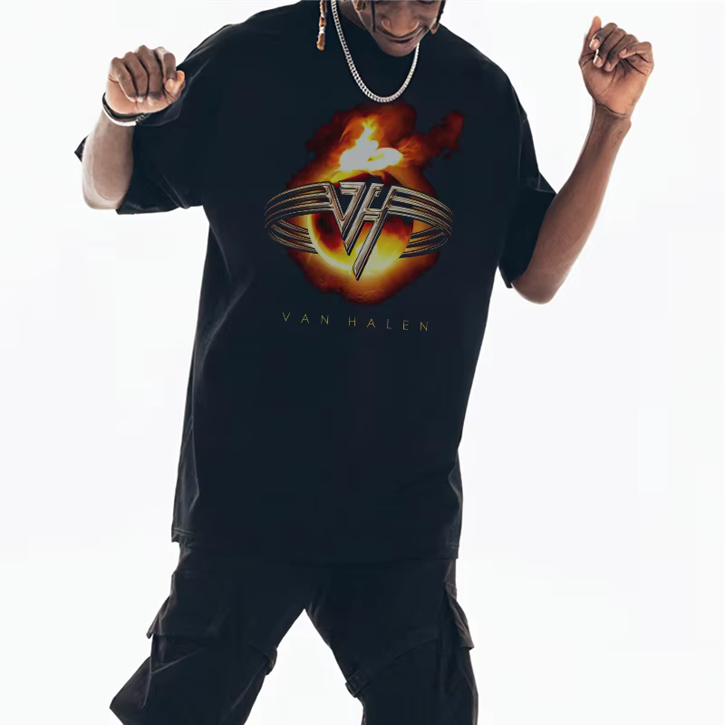 T-shirt imprimé Van Halen Band en pur coton