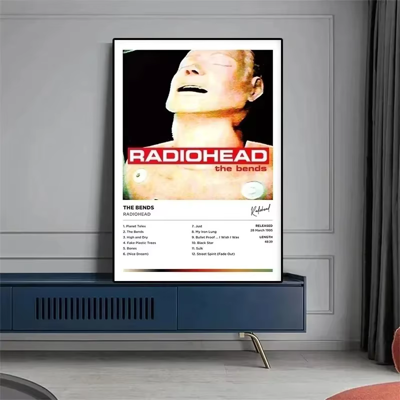 Affiches de groupe de chanteur Radiohead