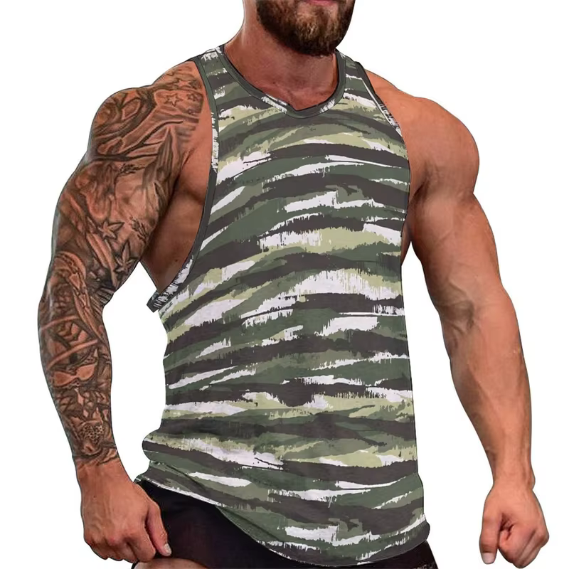 Débardeur camouflage pour hommes