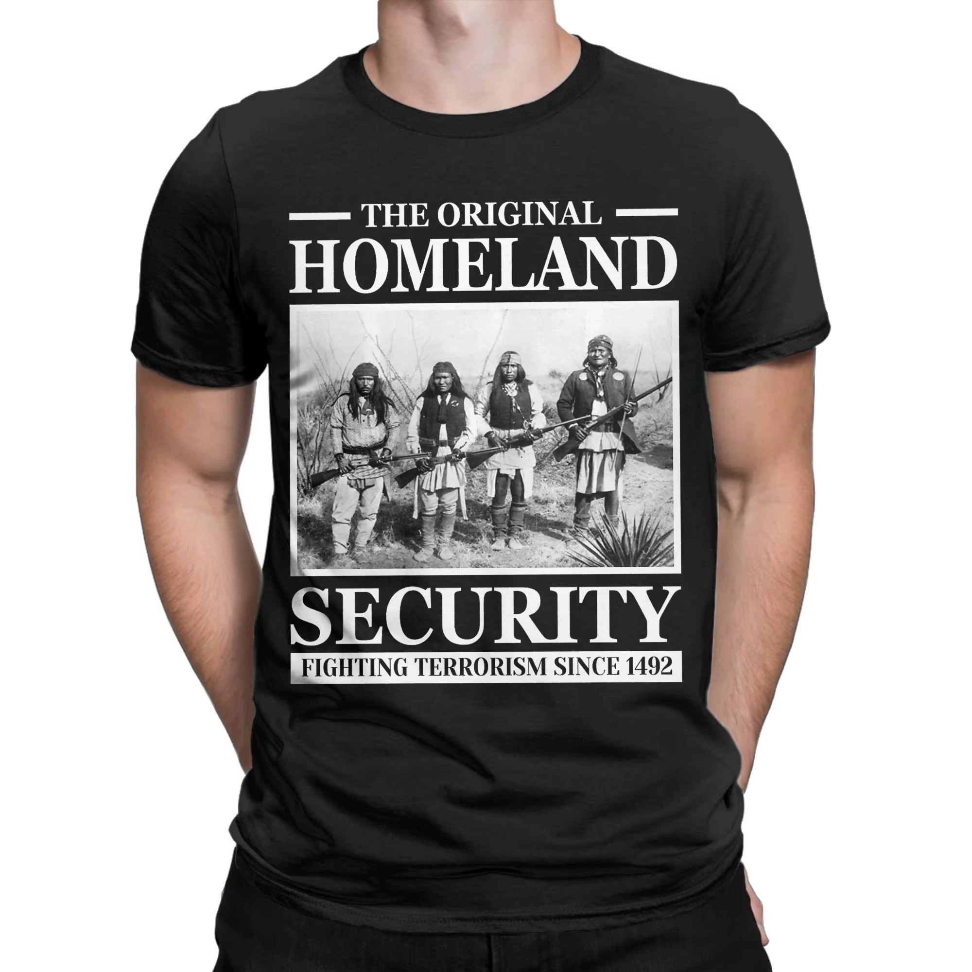 T-shirts originaux de la sécurité intérieure pour hommes