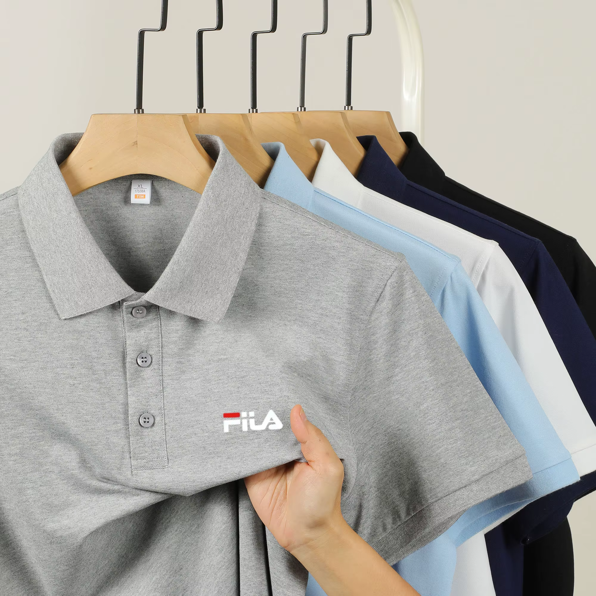 Polo pour homme de marque haut de gamme - Nouveau t-shirt décontracté respirant à manches courtes pour l'été, style sportif et professionnel