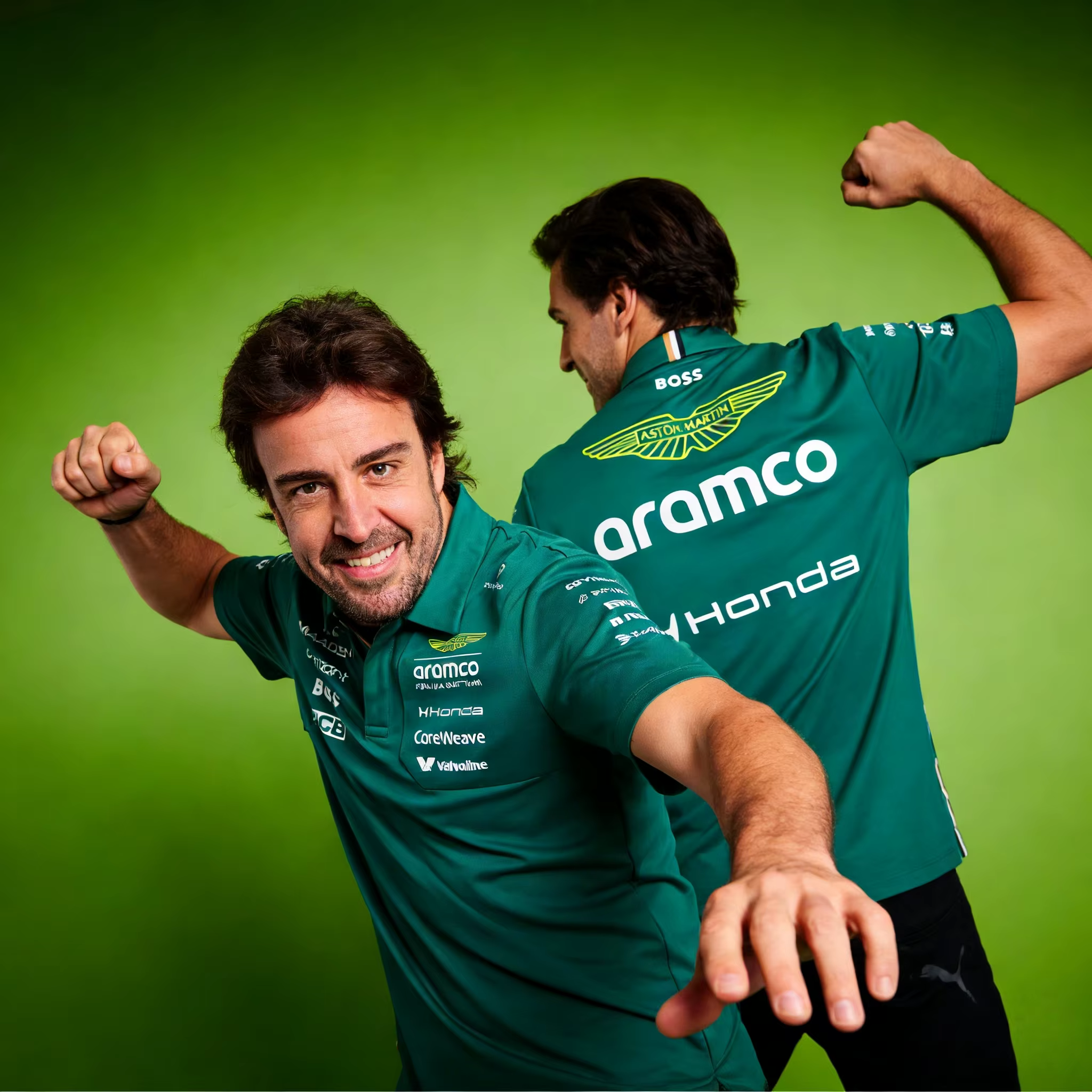 Polo de pilote Fernando Alonso de l'équipe Aston Martin F1 2026