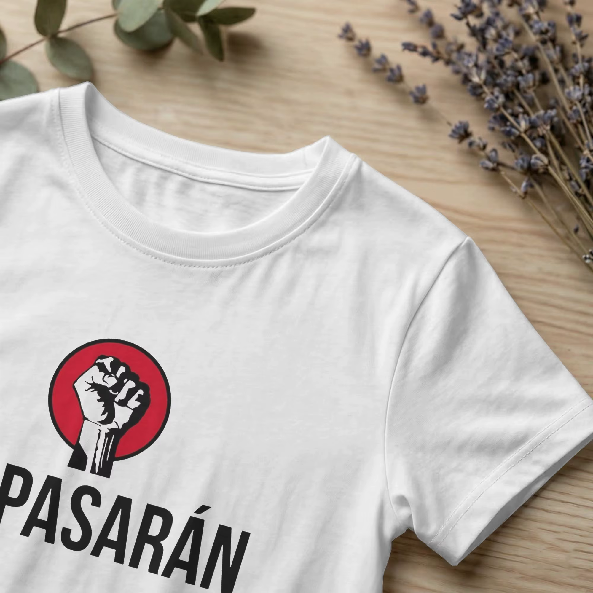 T-shirts amusants No Pasaran Antifascista Resist 2026 pour hommes