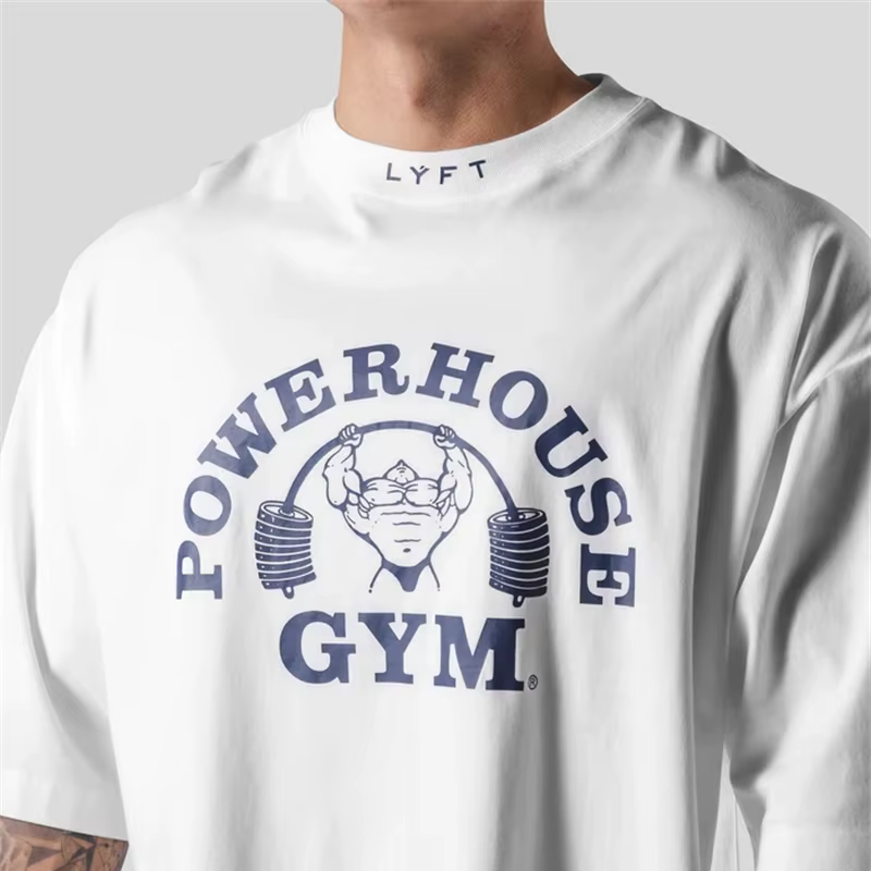 LYFT Jointly hommes course sport coton T-shirt salle