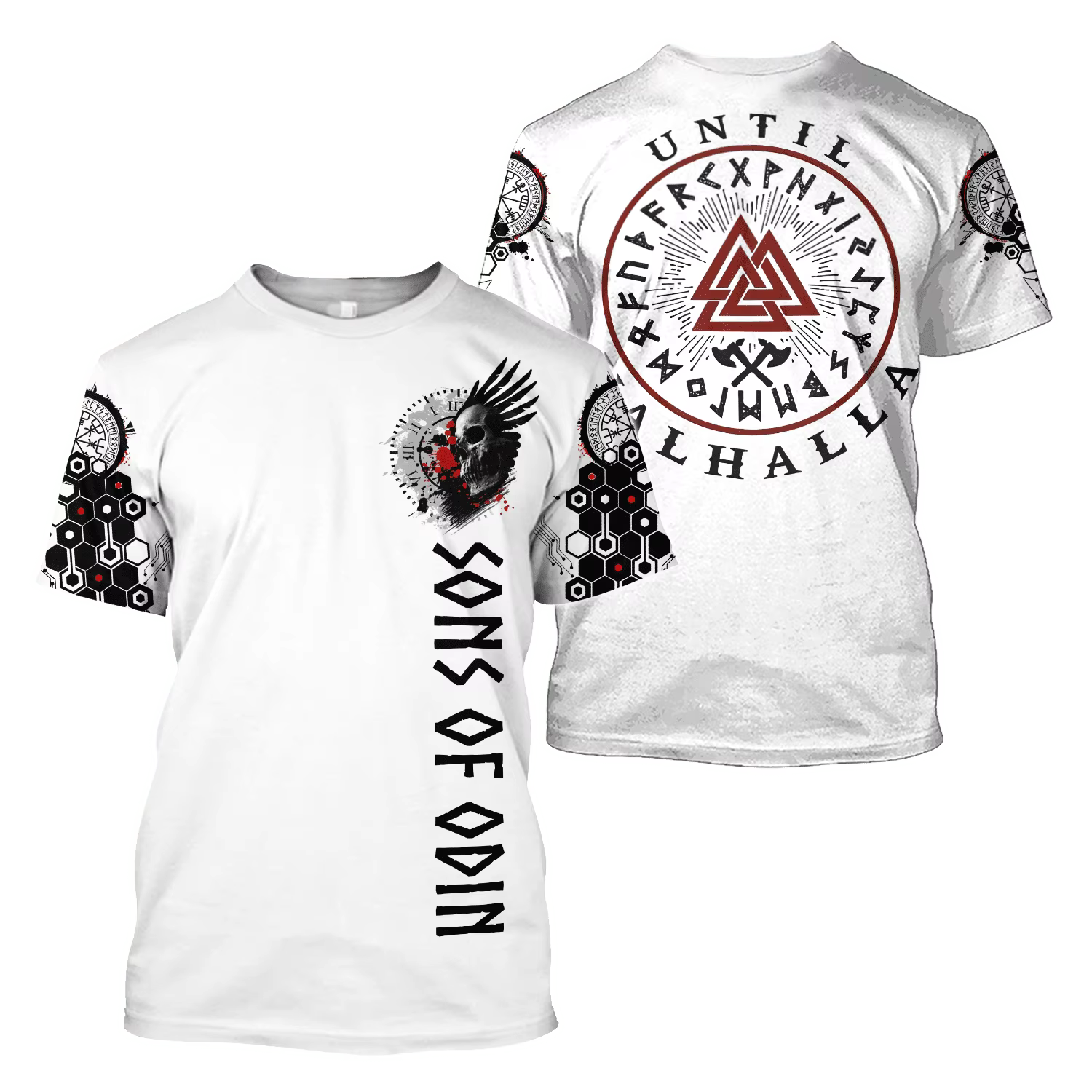 T-shirt manches courtes col rond pour hommes