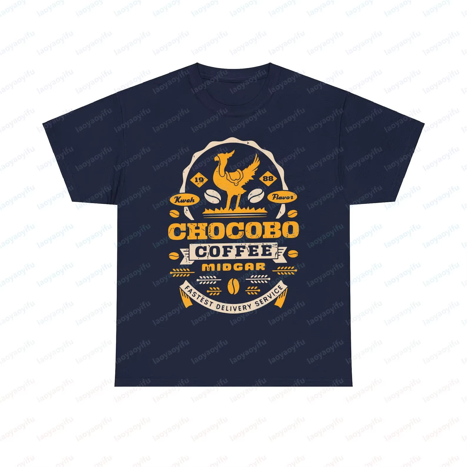 T-shirt imprimé graphique Chocobo du jeu vidéo Final Fantasy
