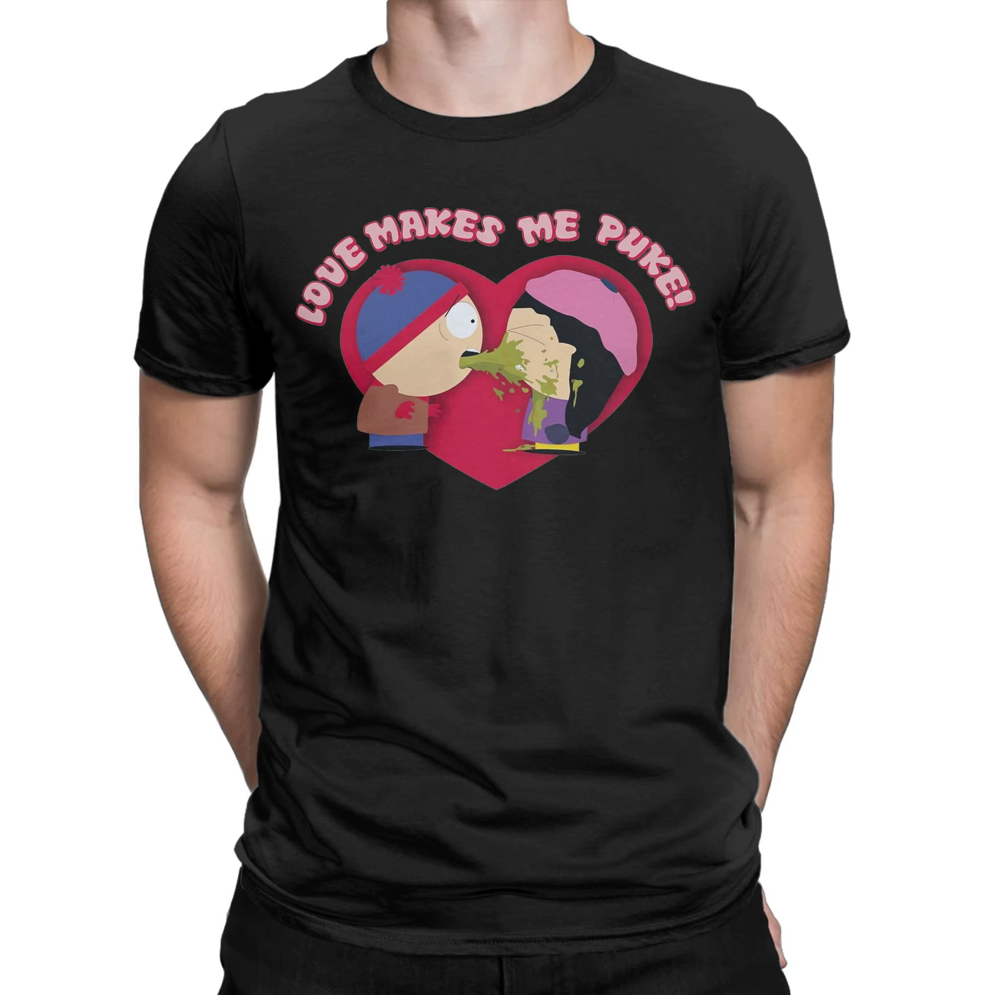 Souths Parks T-Shirt pour hommes femmes pur coton créatif