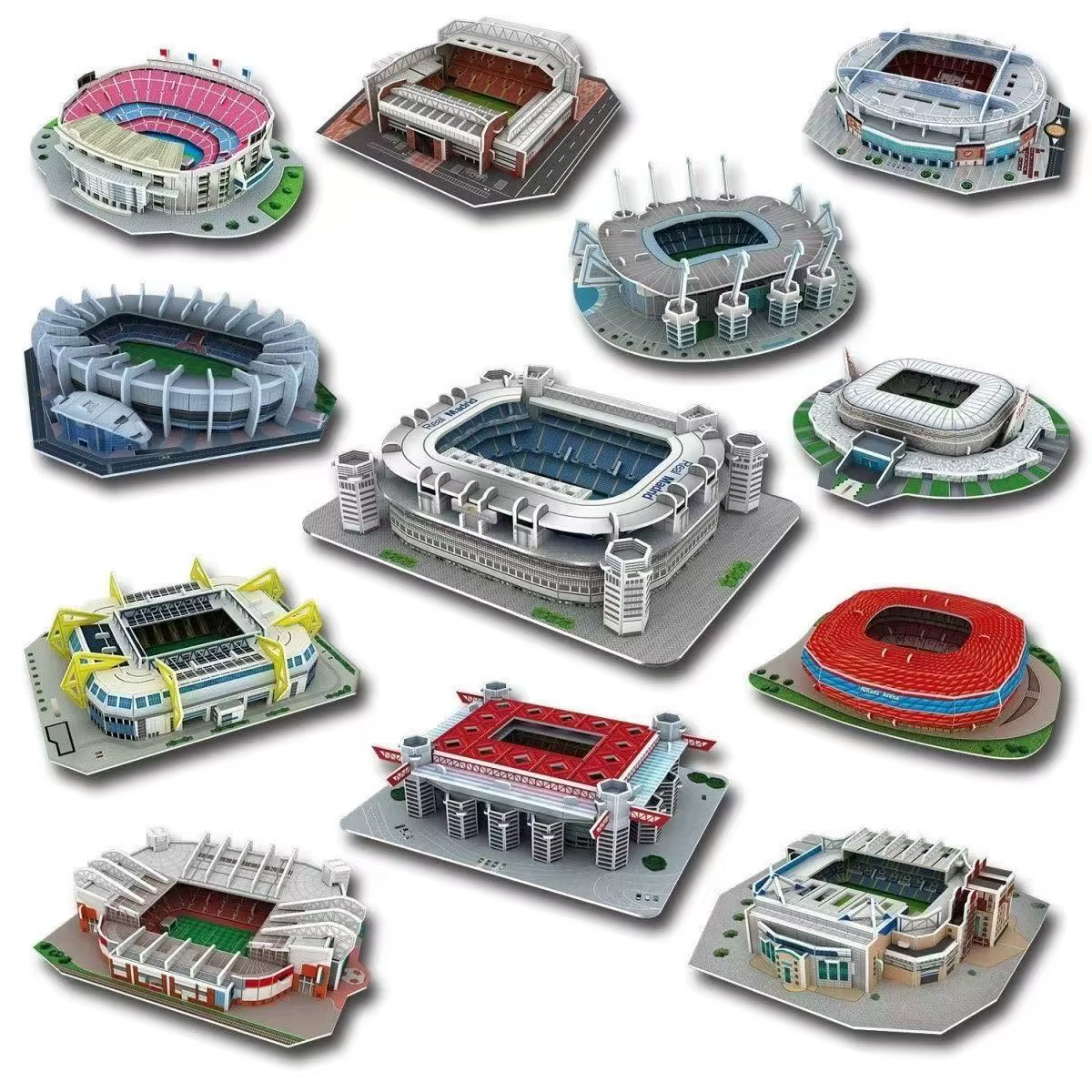 Terrain de football miniature 3D