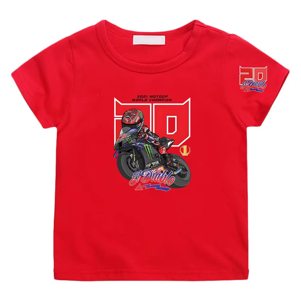 Fabio Quartararo-T-shirt graphique Anime pour garçons et filles