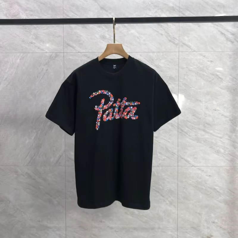 T-shirt Patta de haute qualité 2026ss, hip-hop, coton, logo graphique, t-shirts graphiques pour hommes et femmes