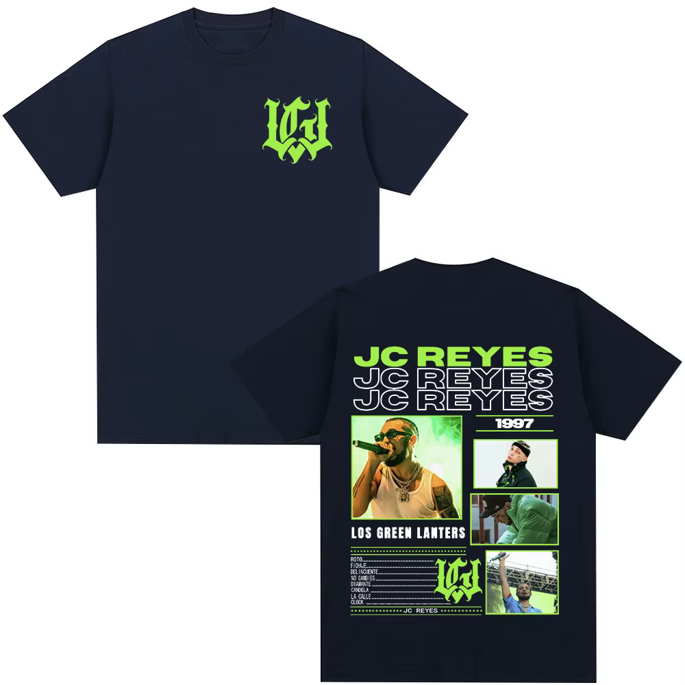 Rappeur Jc Reyes Los Green Lanters T-shirts Hommes Femmes Vêtements Hip Hop Mode