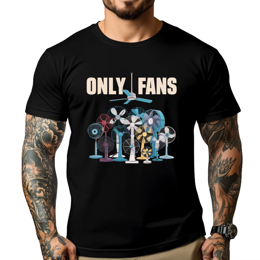 T-shirts en coton imprimés à manches courtes pour hommes