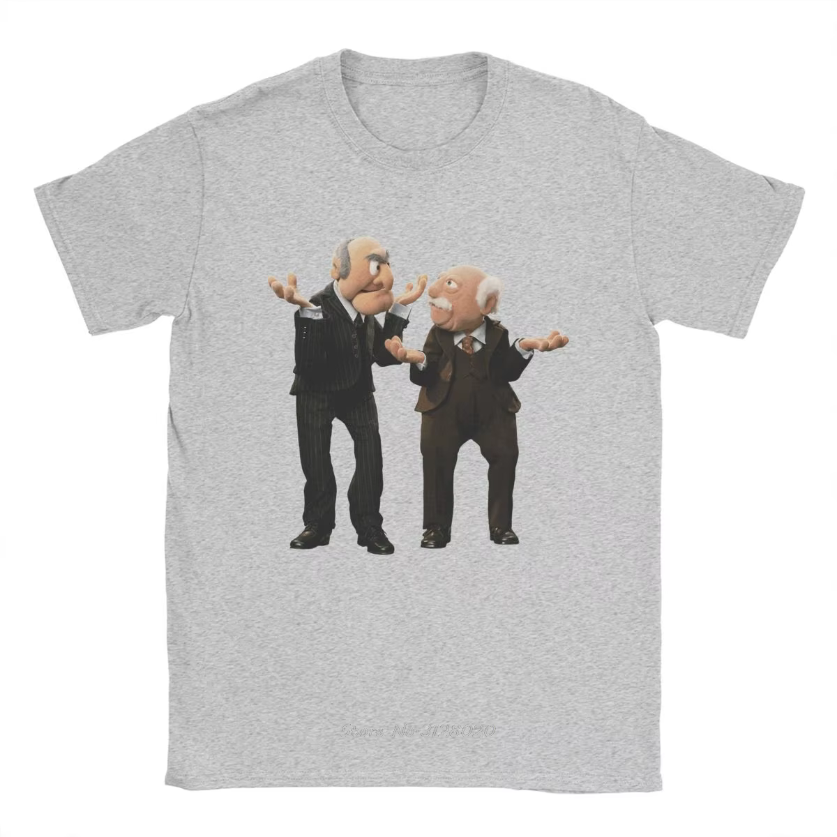 Intensiler and Waldorf-T-Shirt à Manches Courtes et Col Rond pour Homme