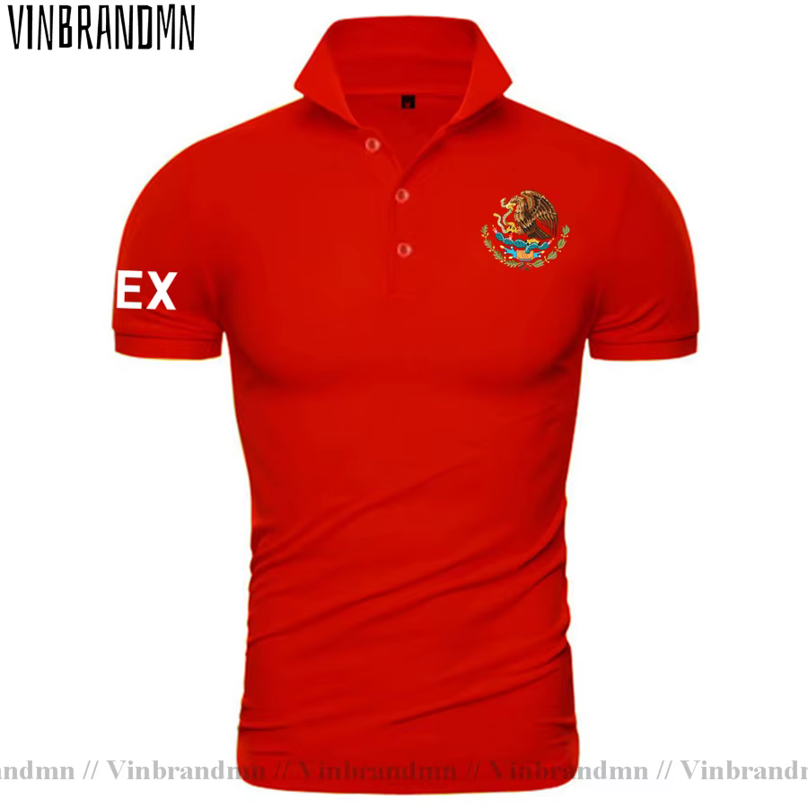 Polo MX MEX à manches courtes pour hommes