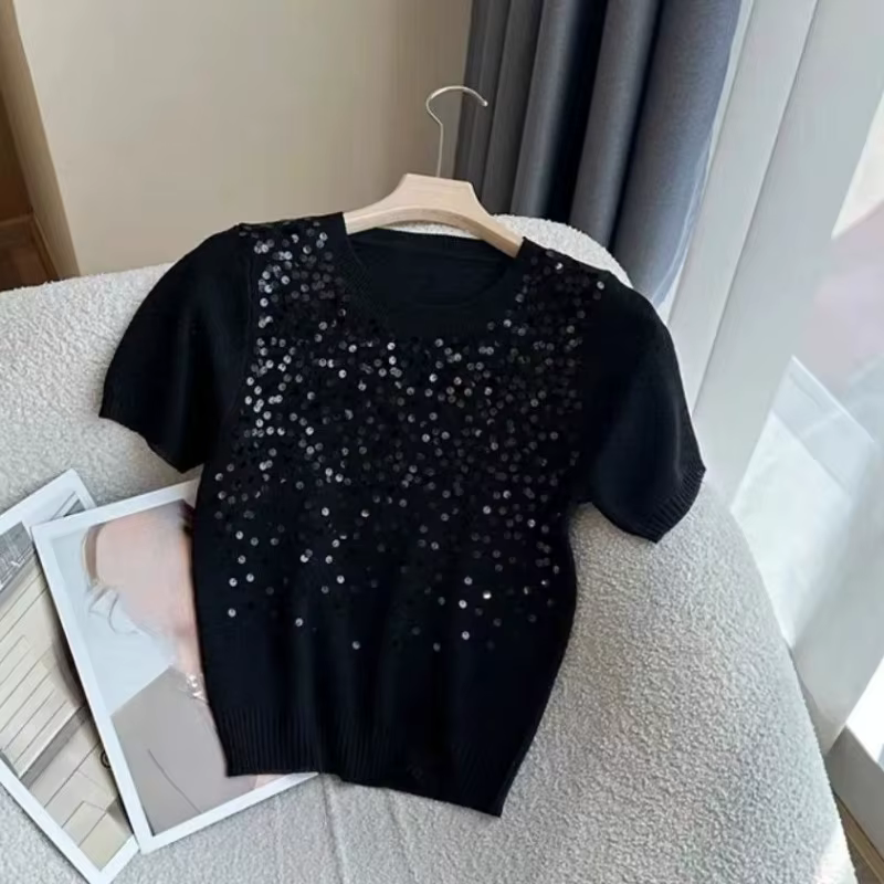 T-shirt en tricot Matakawa pour femme