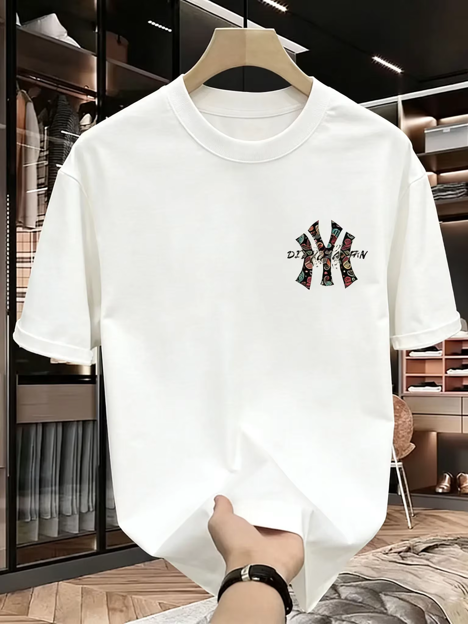 T-shirt imprimé pour homme - T-shirt ample de haute qualité