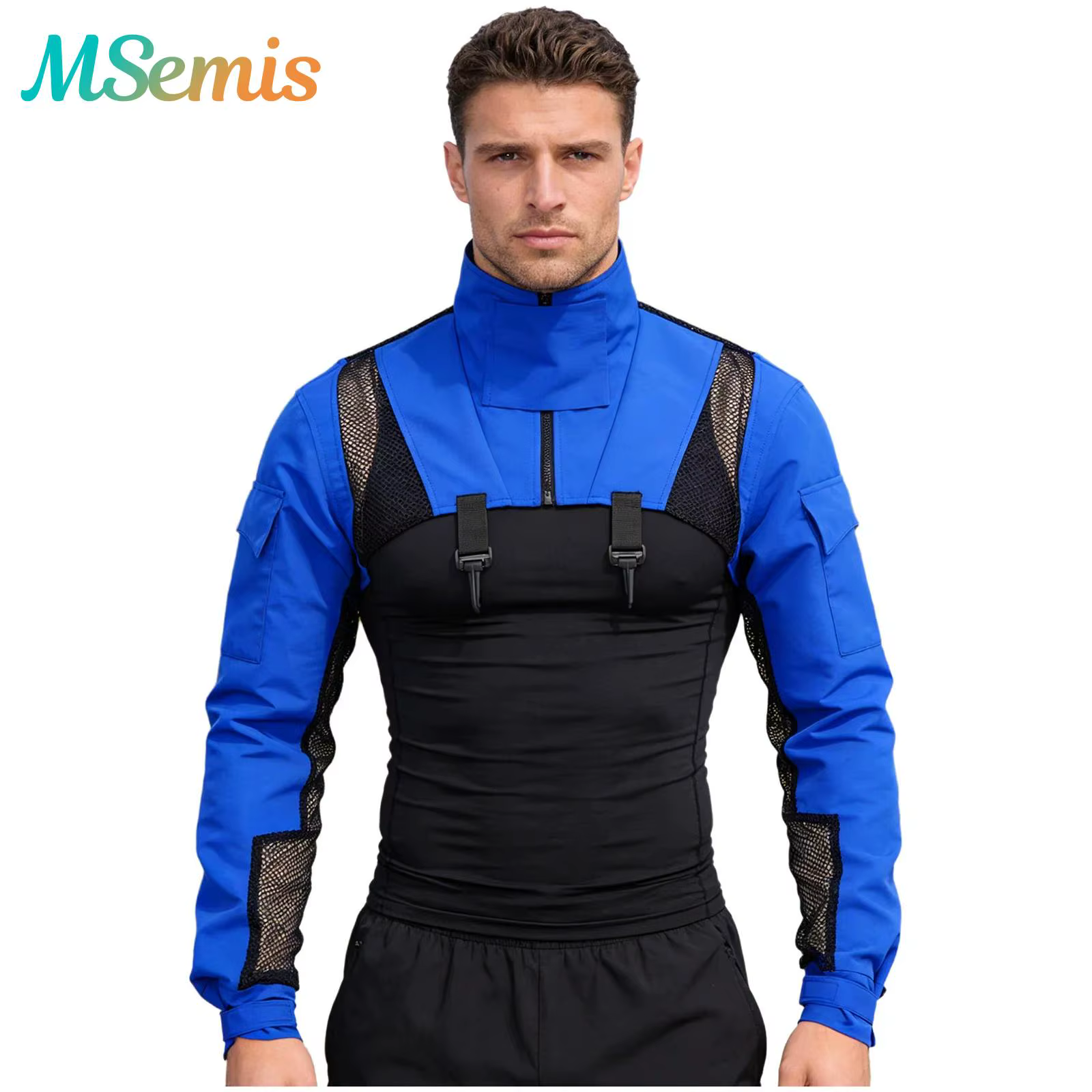 T-shirt de combat pour homme à manches longues