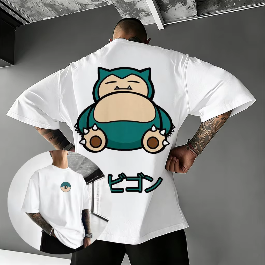 T-shirt Unisexe Pokémon Snorlax pour Hommes et Femmes