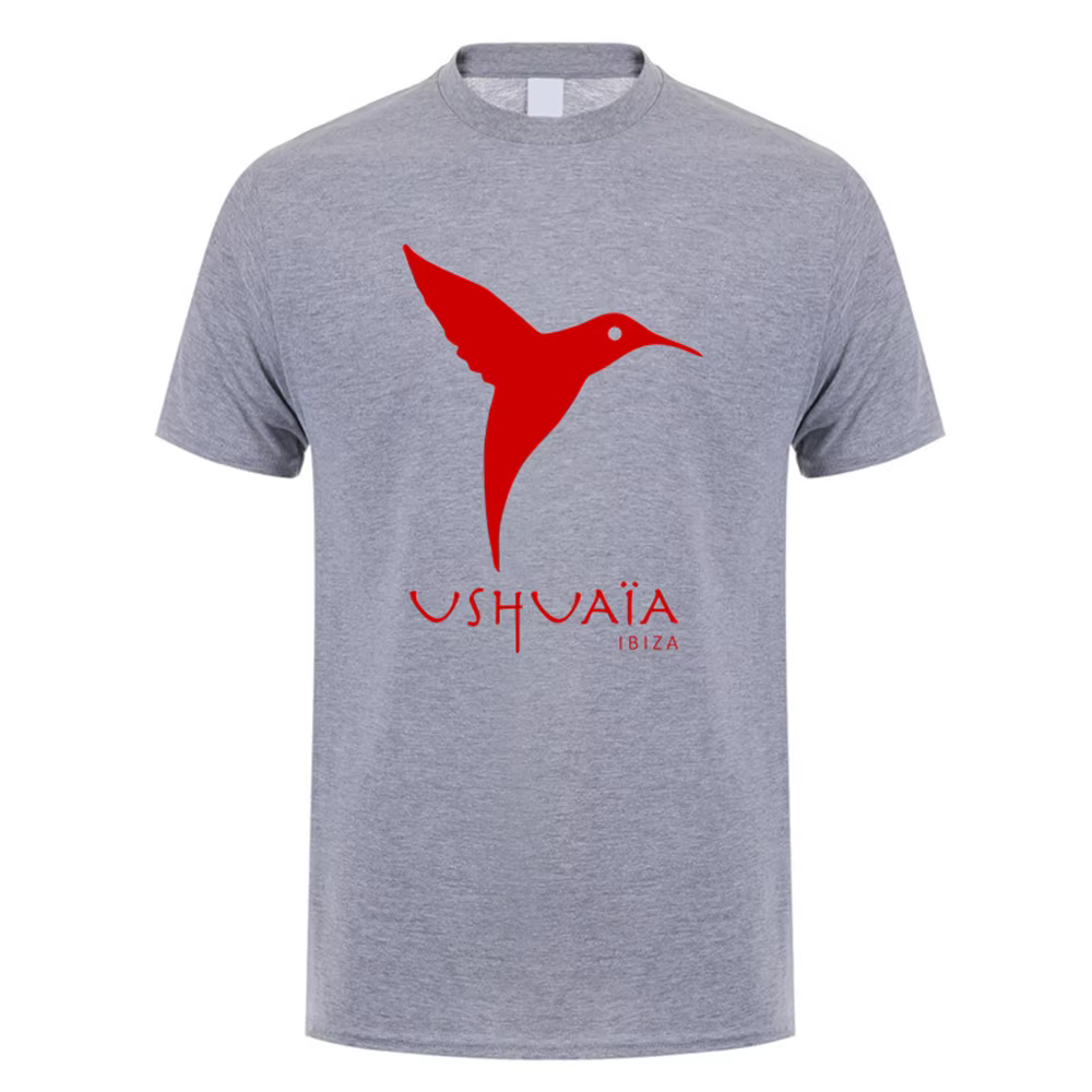 Ushuaia Ibiza t-shirt été hommes coton à manches courtes t-shirts cadeau homme