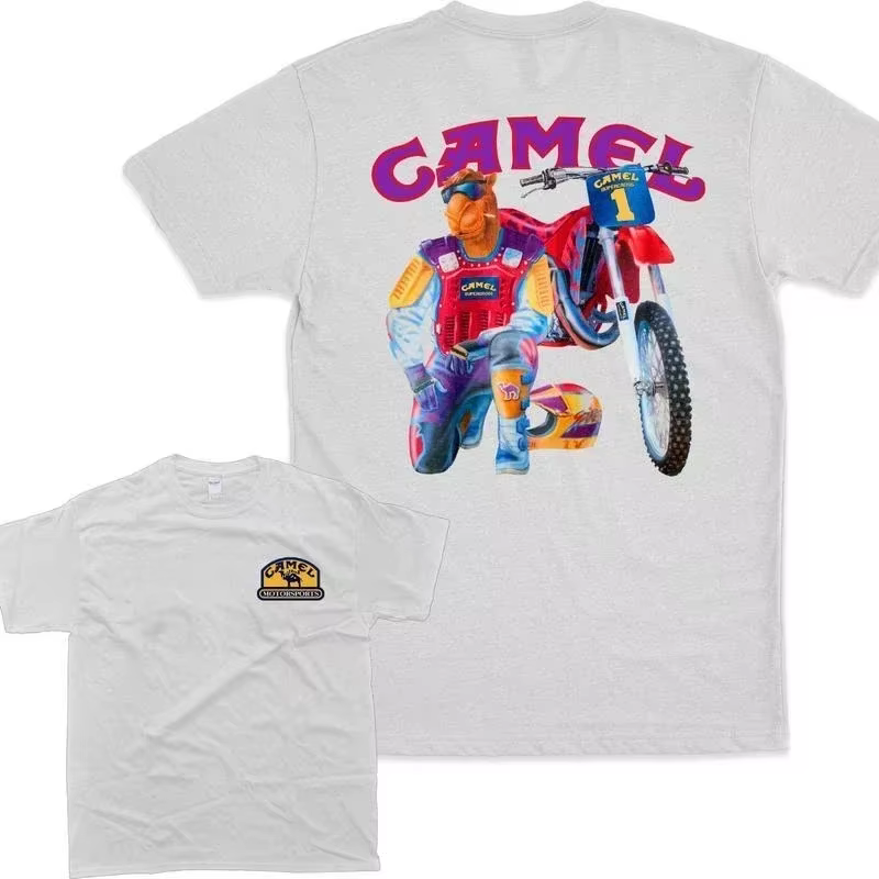 T-shirt Rétro Cigarettes Camel en Coton Vintage
