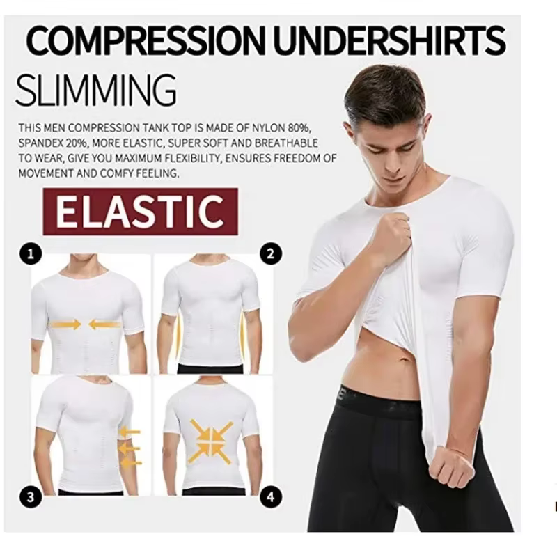 T-shirt amincissant pour homme