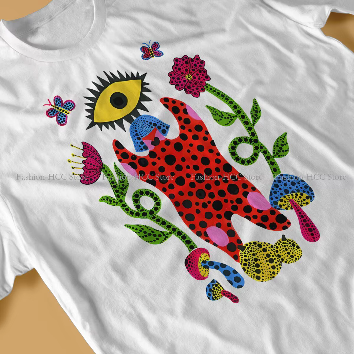 T-shirt Yayoi Kusama en pur coton pour hommes