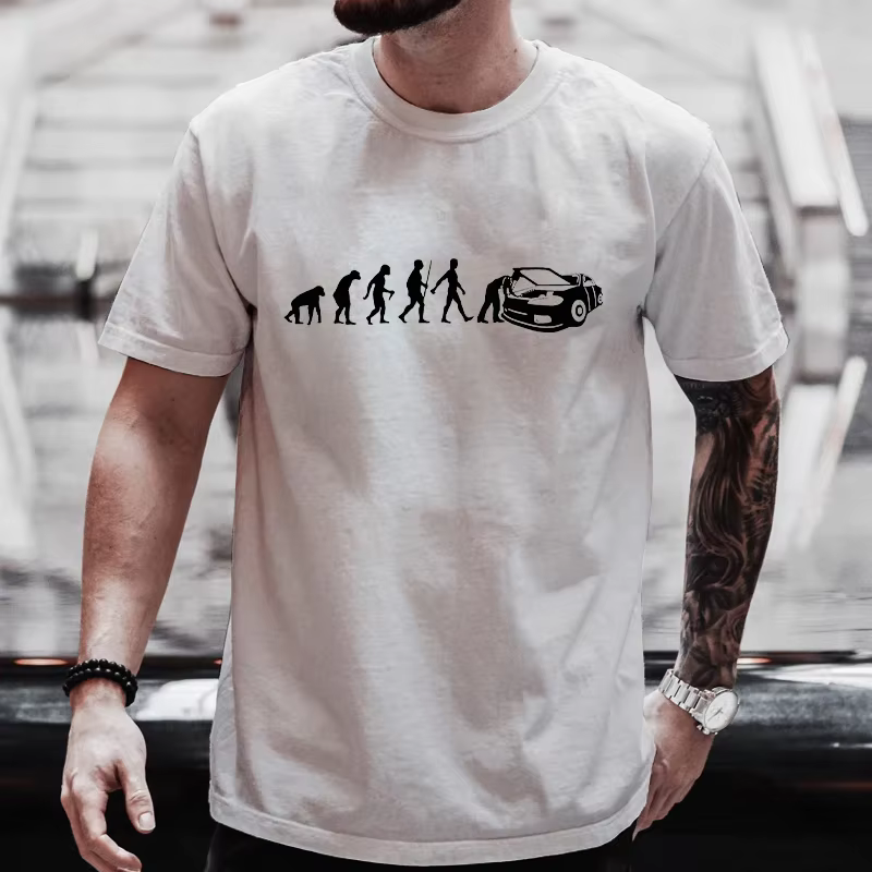 T-shirt de rue pour hommes mécanicien de voiture pour papa