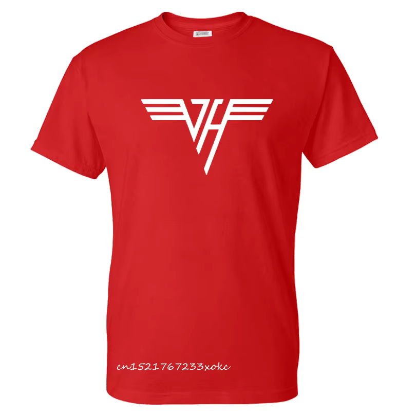 Van Halen T-Shirt imprimé hommes décontracté Streetwear groupe de Rock