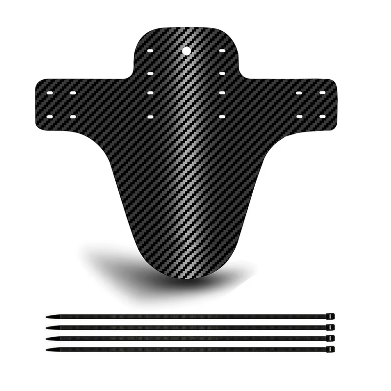 Garde-boue de vélo ultraléger, 1 à 10 pièces, motif carbone, pour roue avant et arrière, pour cyclisme vtt