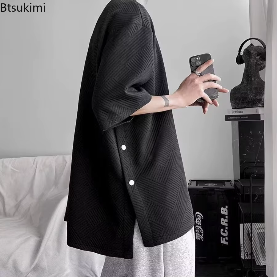 T-shirt ample à manches courtes pour homme